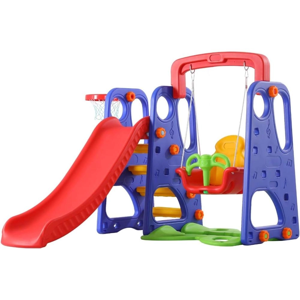 Slide And Swing 3-In-1 Activity Playset - Suitable for 2 years & above 160 x 115 x 160 cm