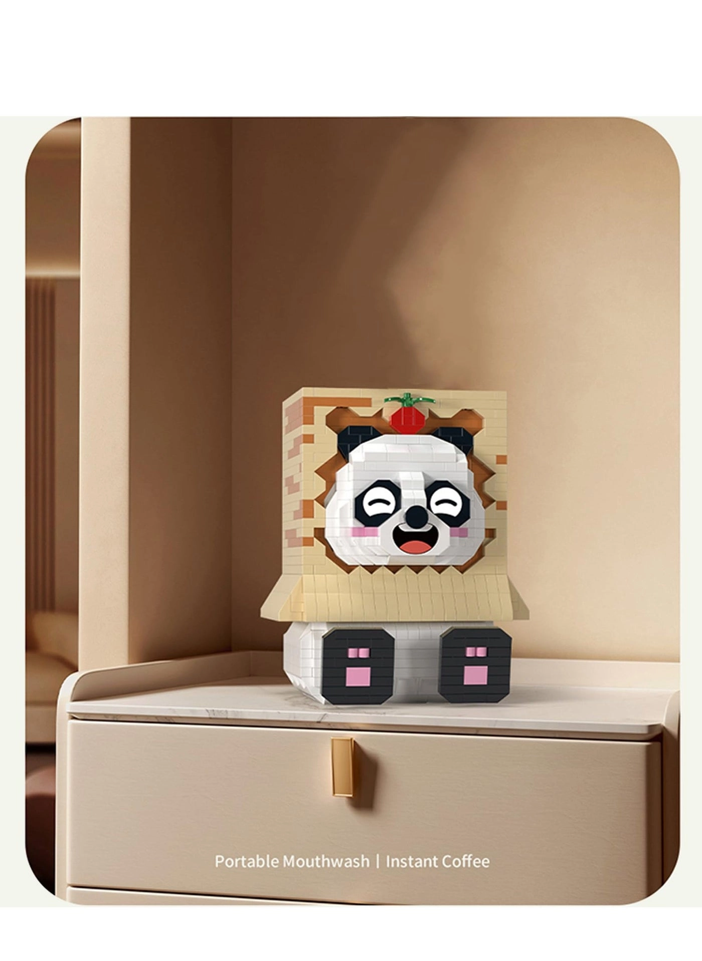 3D Panda Animal Building Set - Panda 901 pcs