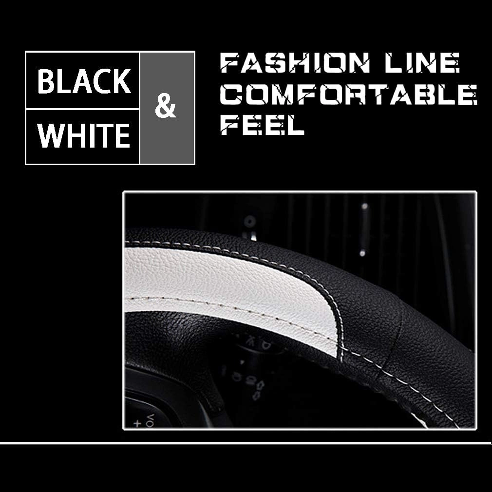 Leather Car Steering Wheel Covers