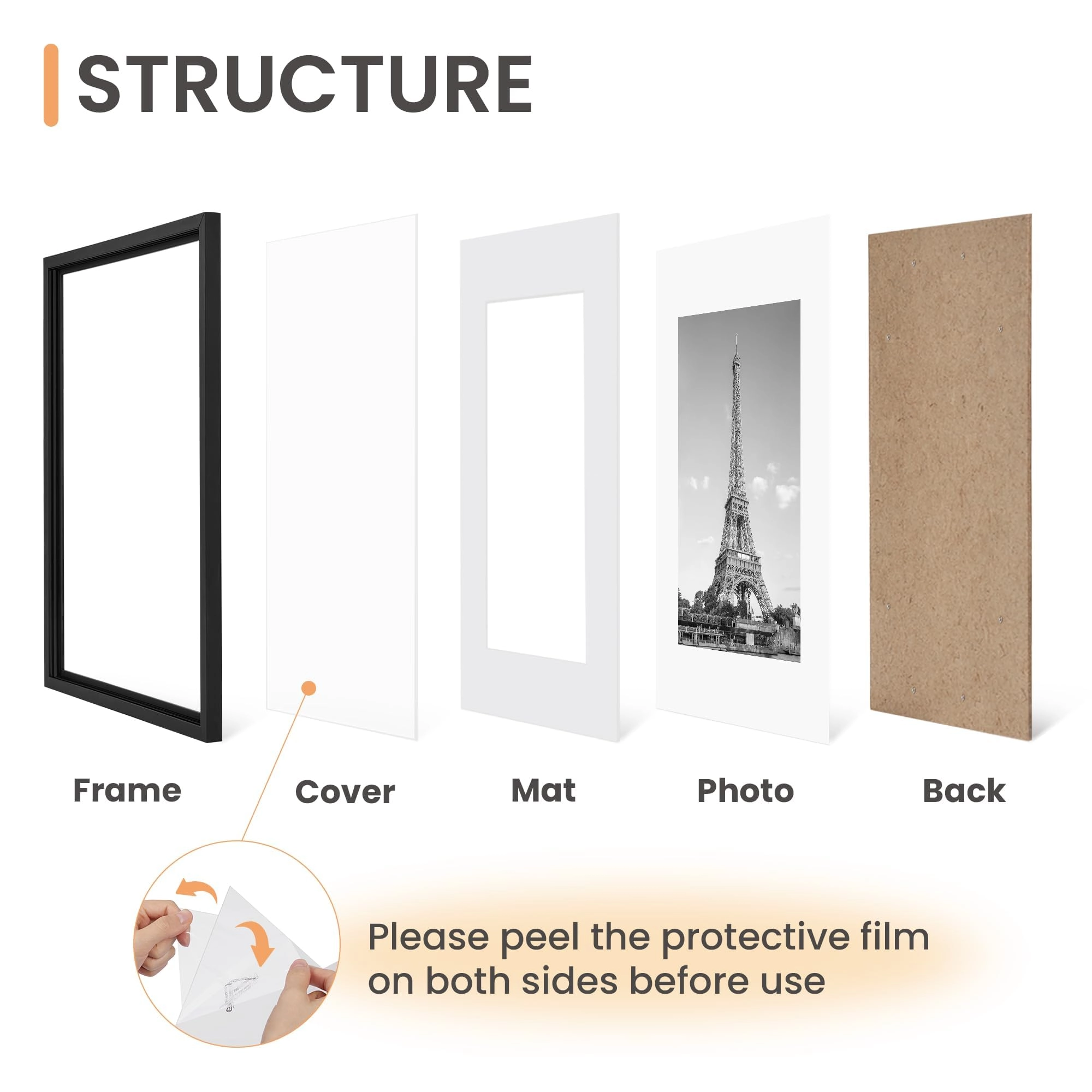 Picture frame - 30 x 40 cm Pack
