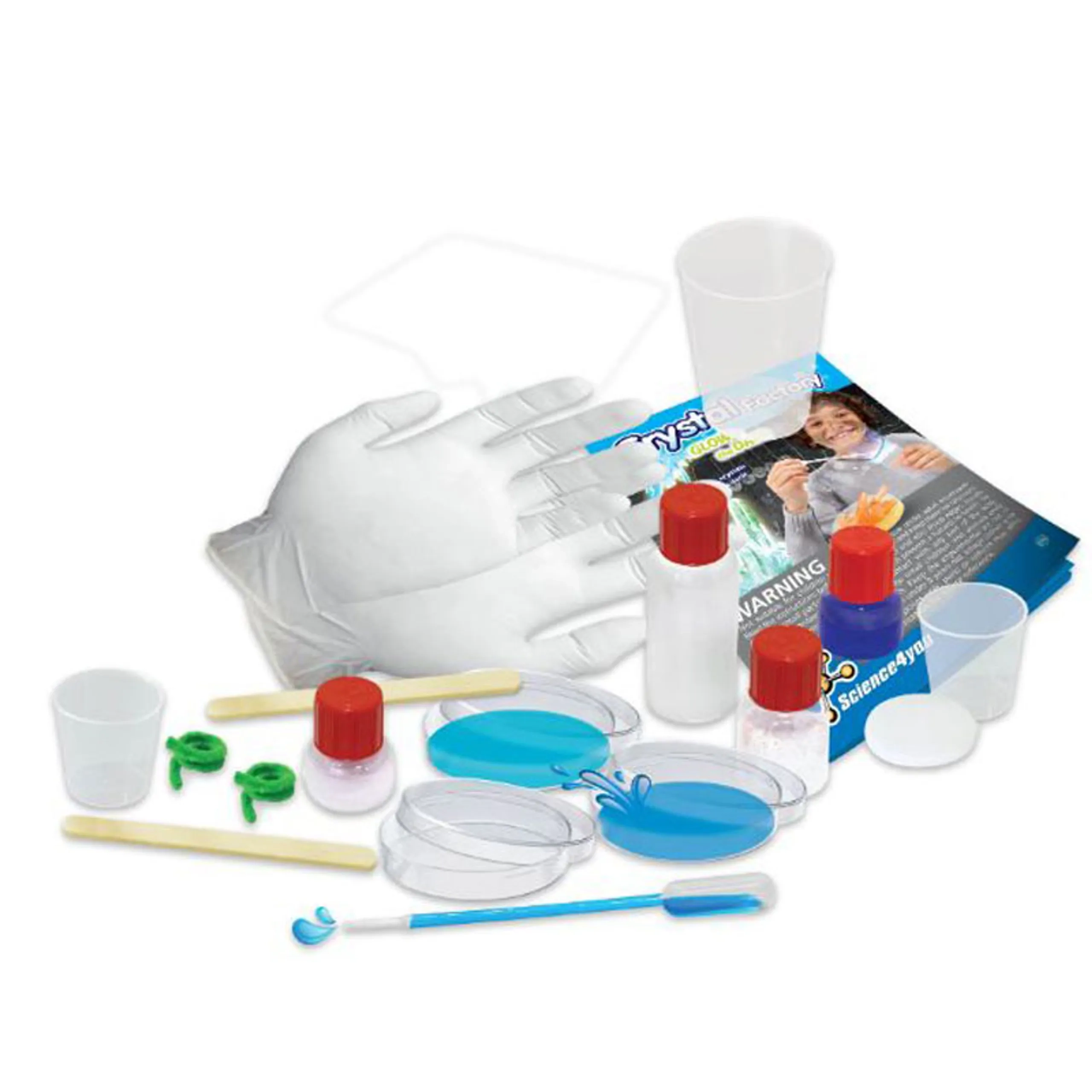 Crystal Factory - Glow in the Dark 10 experiments 8 years+