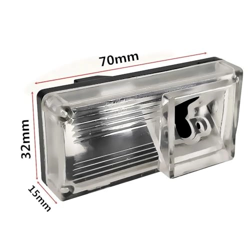 Car Rear View Camera Bracket License Plate Light - 1 Piece Wide Angle