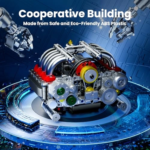 Mini V8 Engine Kit - 609 pcs for ages 14+