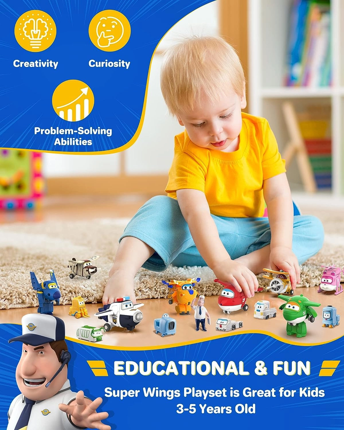 Super Wings - 3 steps (15 pcs.)