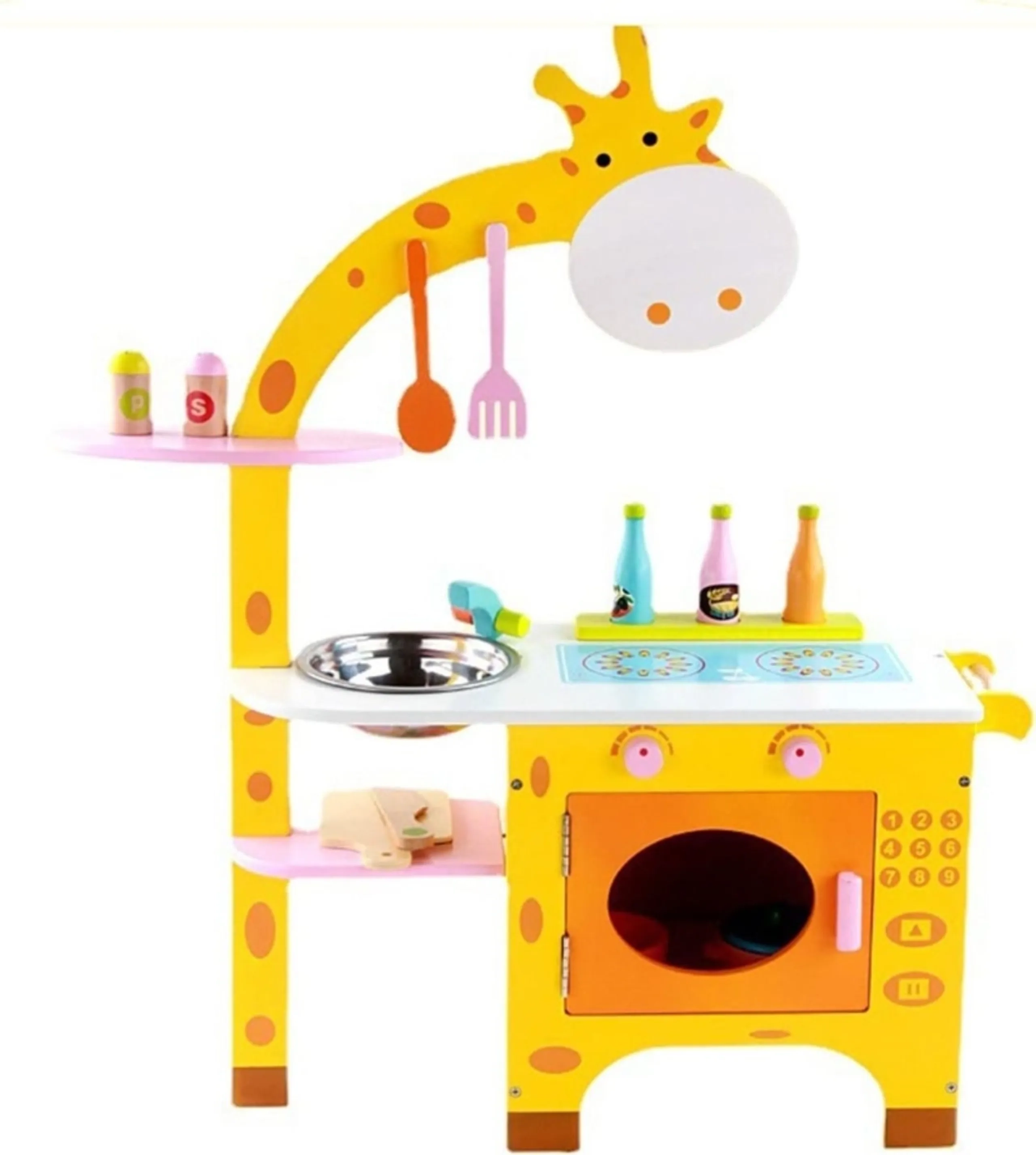 Factual Toys Kids Wooden Kitchen Playset (19188949-FT_MSN_15029)