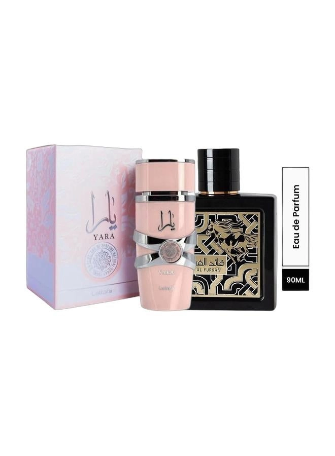 Lattafa Yara Eau de Parfum 100ml + Qaed Al Fursan Eau de Parfum 90ml