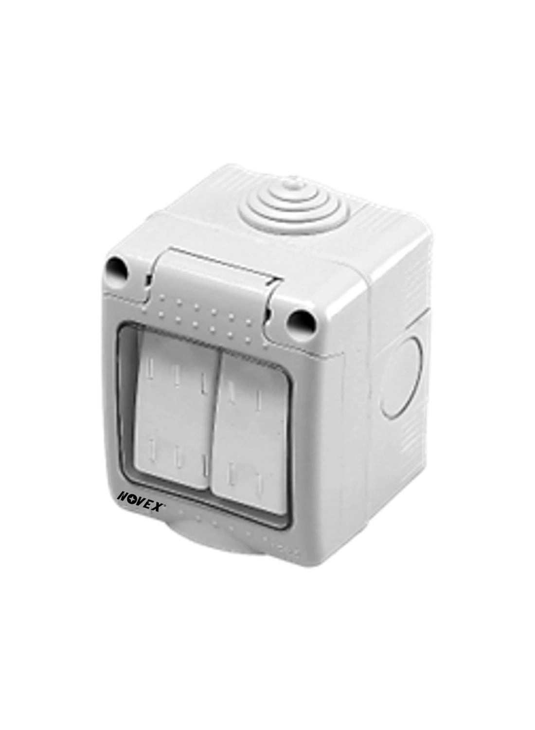 PRESTON 10A 2-Gang 1-Way Switch