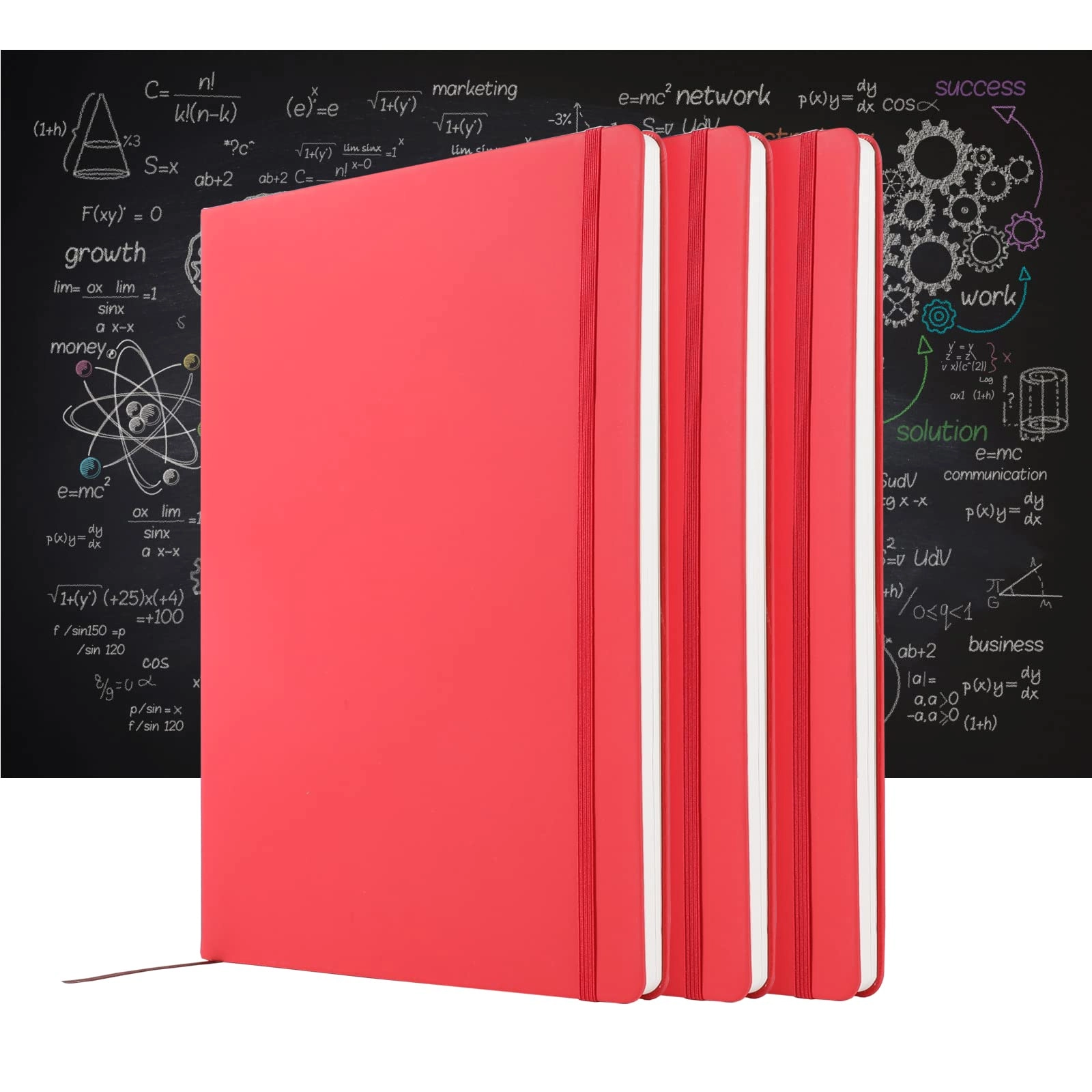Notebook A4 Hardcover - Lined 80 Sheets