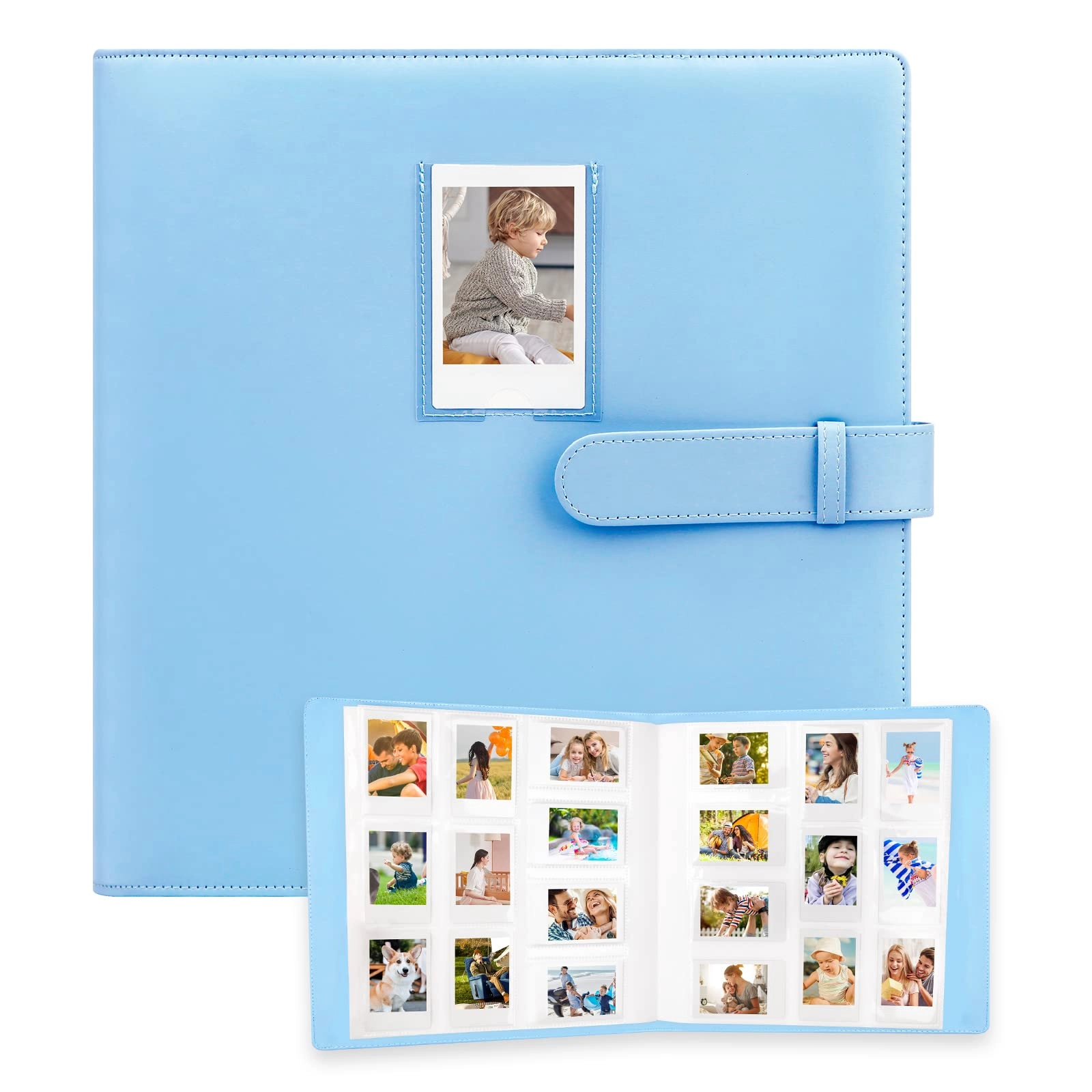 Ruibytree 2x3" 640 Pockets Leather Photo Album