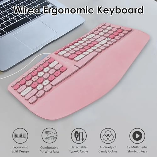 Ergonomic Keyboard - Wired