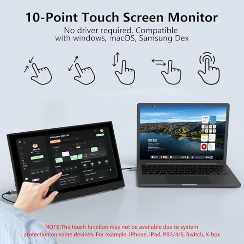 Portable Monitor Touchscreen - 1920x1080 15.6"
