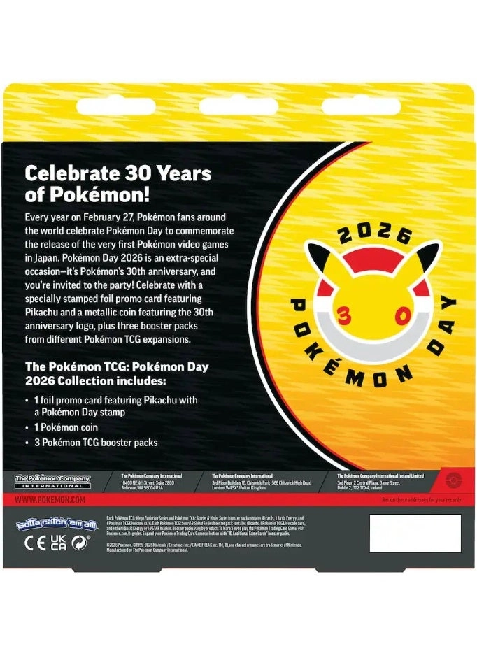 Day 2026 Collection - 30th Anniversary promo card 3 booster packs