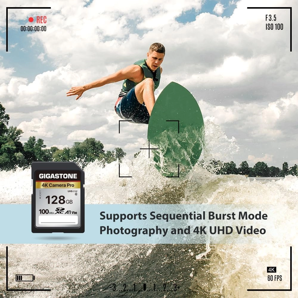 SD Card - 128GB + USB Type C Card Reader + Mini Case