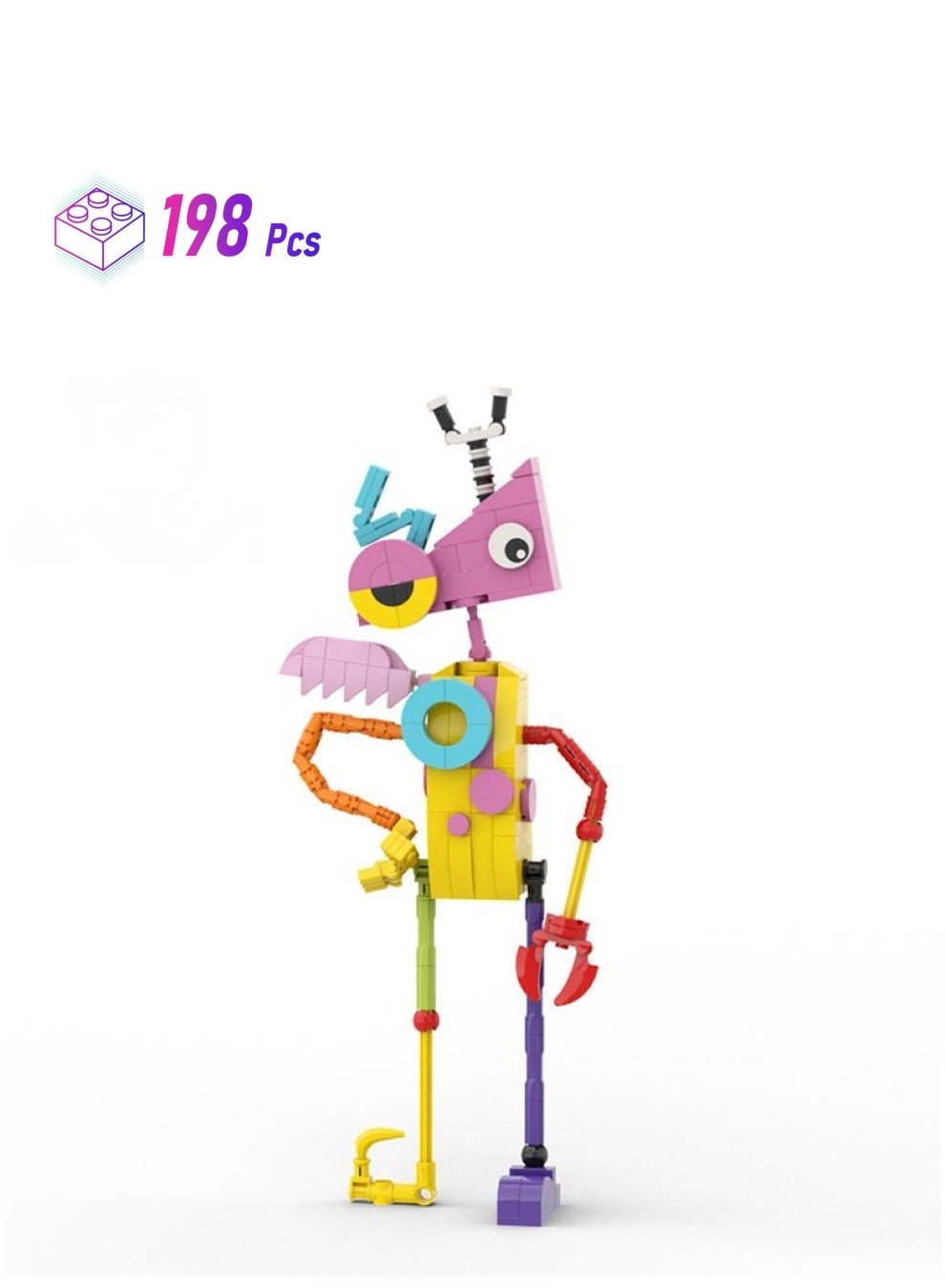 The Amazing Digital Circus Building Block Puzzle Toy - 198pcs