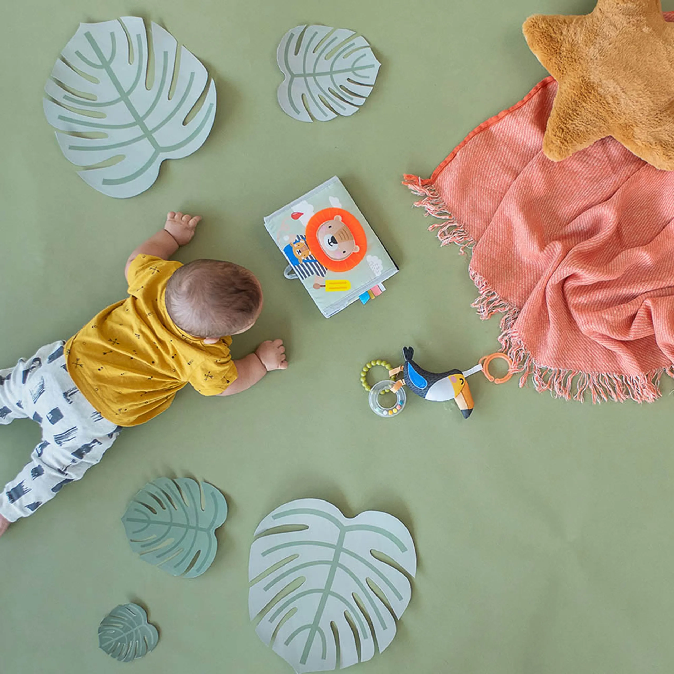 Tummy-time Mirror Polyester Book - 0-36 months