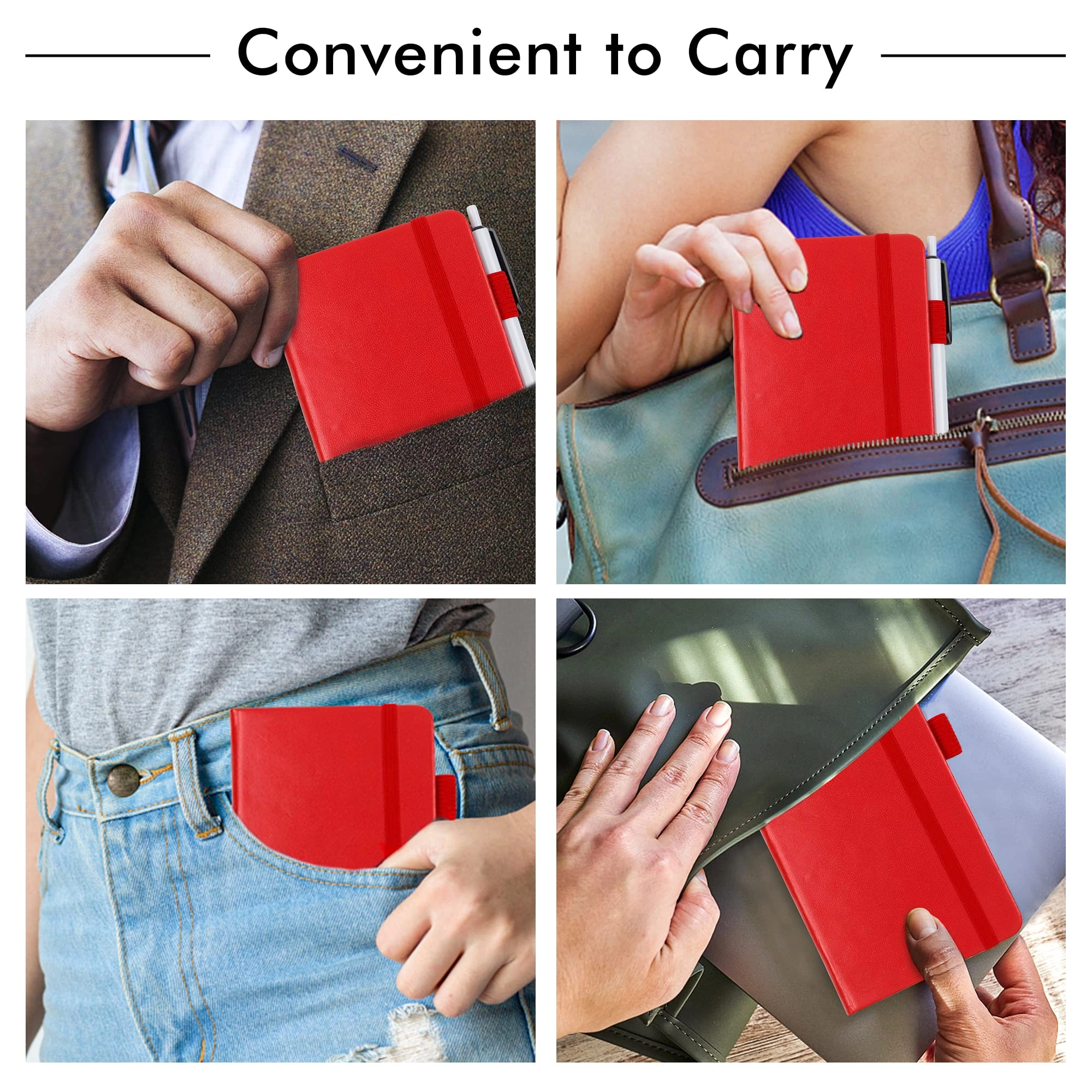 Pocket Notebook A6 Hardcover - Lined 56 Sheets