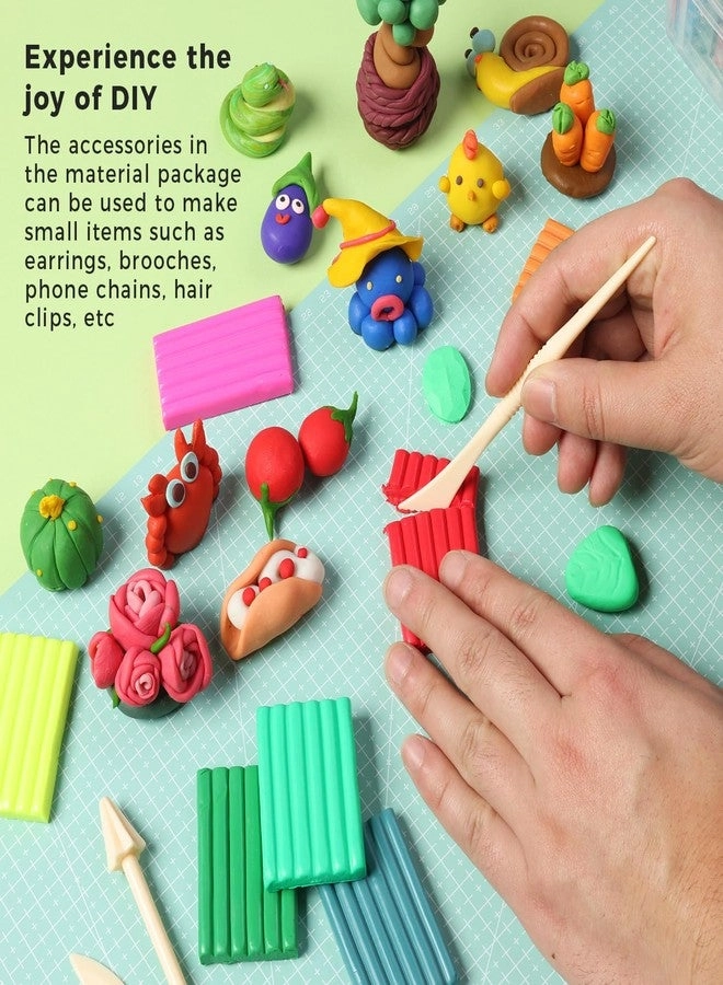 Polymer Clay Kit - 82 Colors Oven Bake
