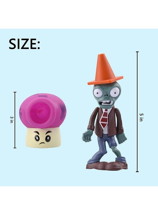PVZ 2 Series Toys Doll Characters 5 pcs