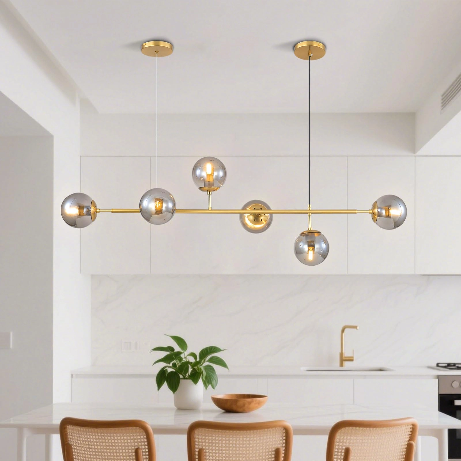 WYIXHOOG Linear Chandelier - Warm