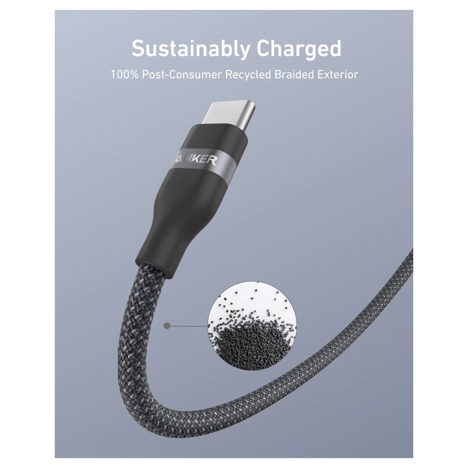Charge Cable USB-C to Lightning 1.8m Braided