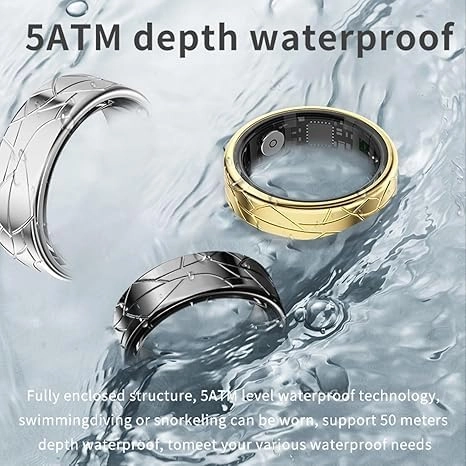 Smart Health Ring - Heart Rate Blood Oxygen Blood Pressure