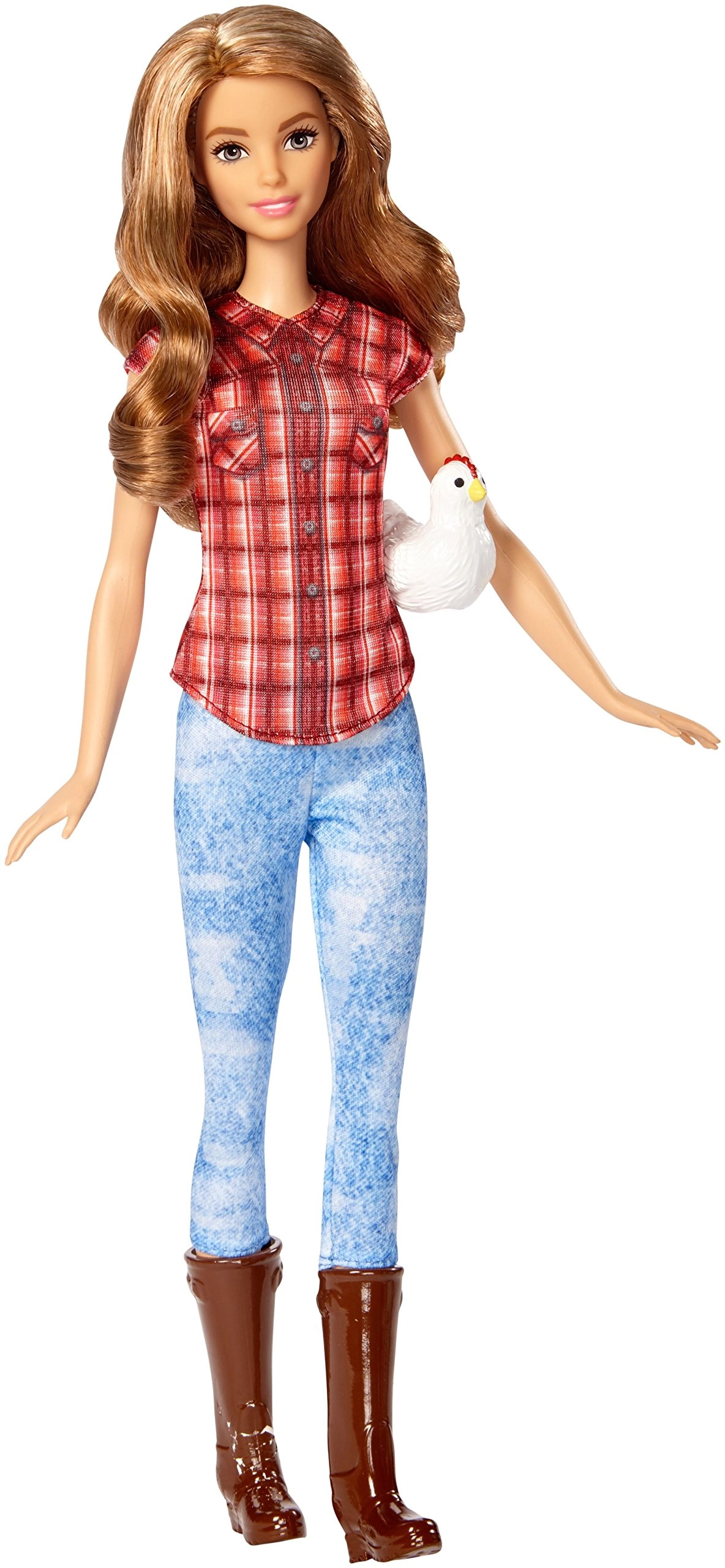 Barbie Chicken Farmer Doll - Multi Colour + Playset