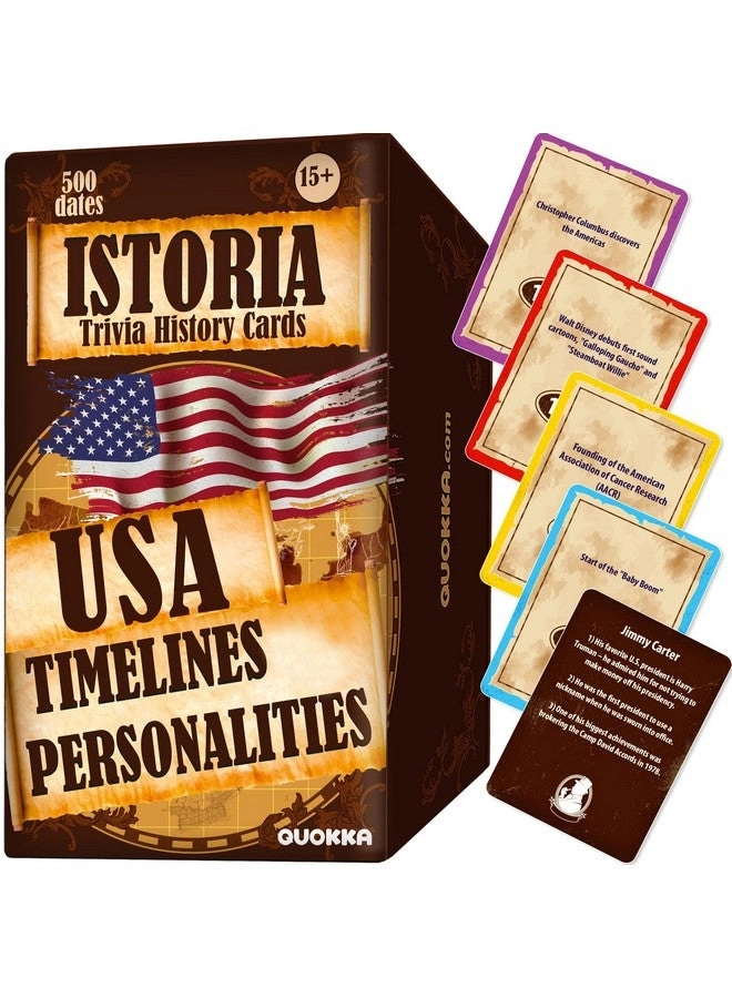 Istoria 500 - USA History Trivia Cards