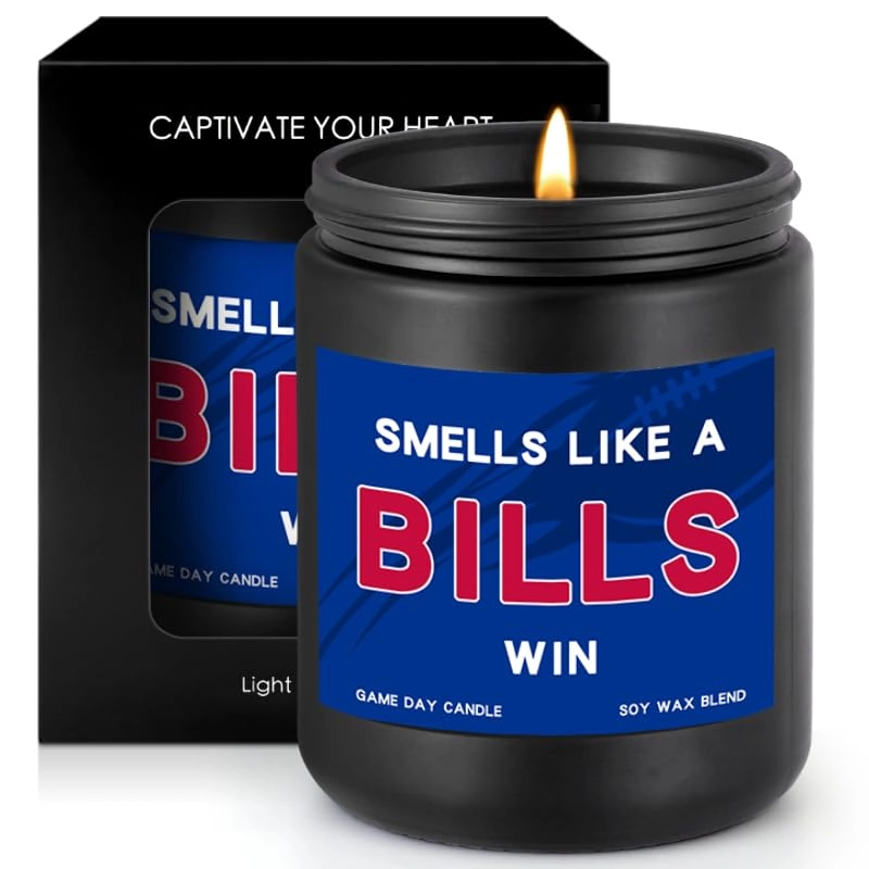 oiceme Smells Like A Bills Win Scented Candle - Lavender 1