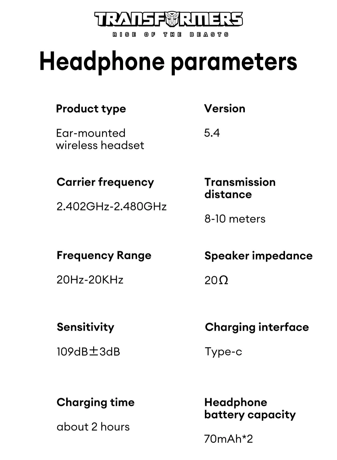 TF-T21 Wireless Earbud