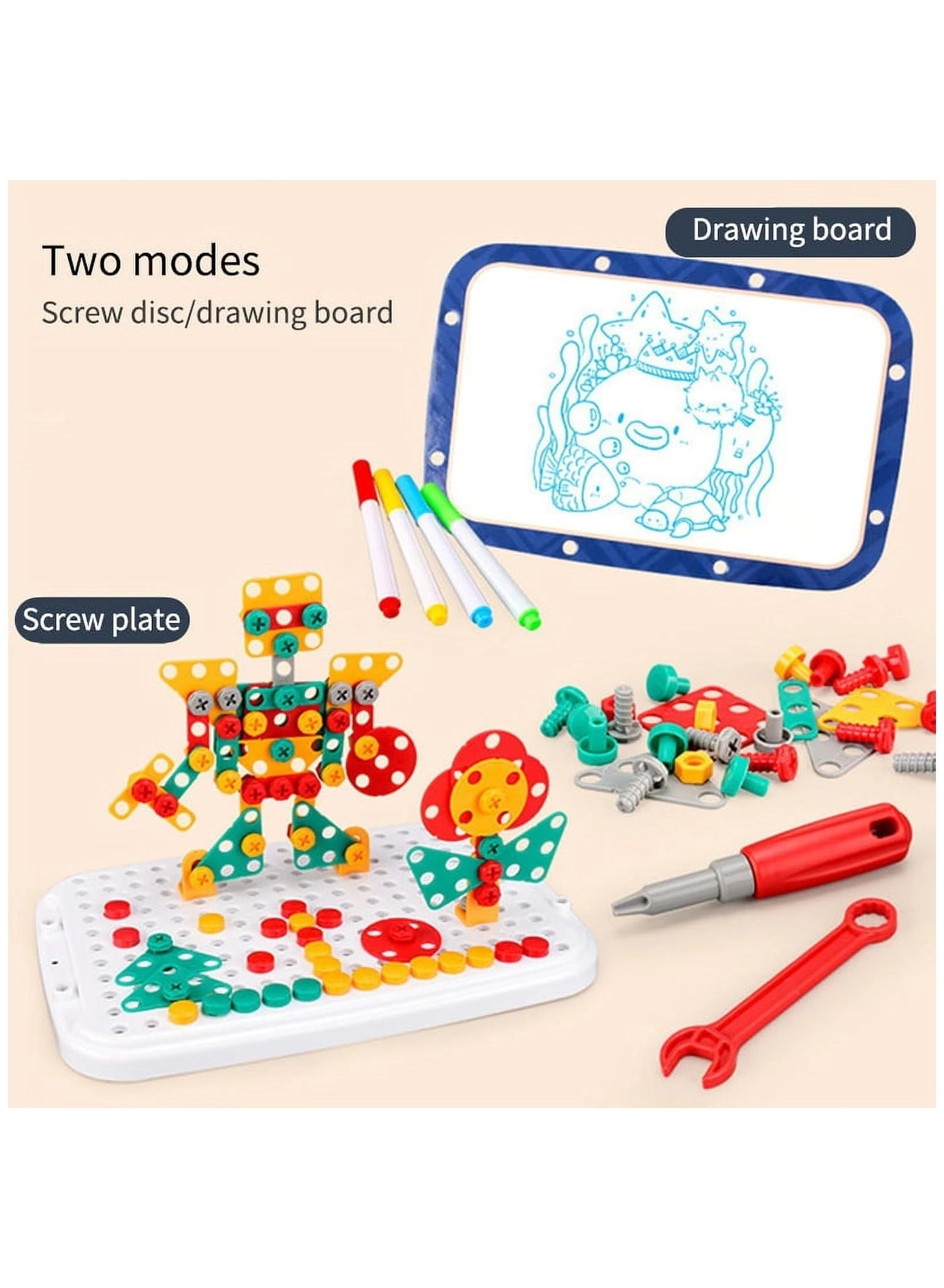 Mushroom Nails Puzzle - 3+