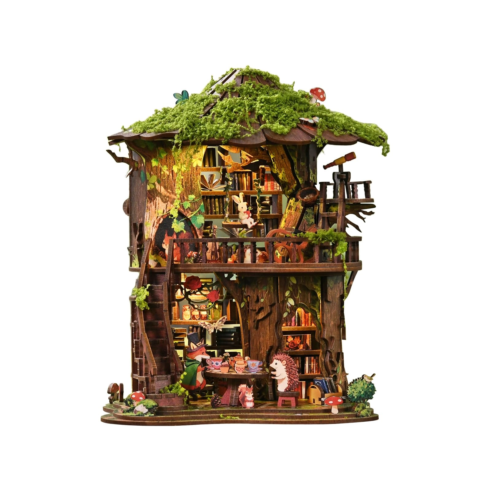 Miniature Book Nook - Forest