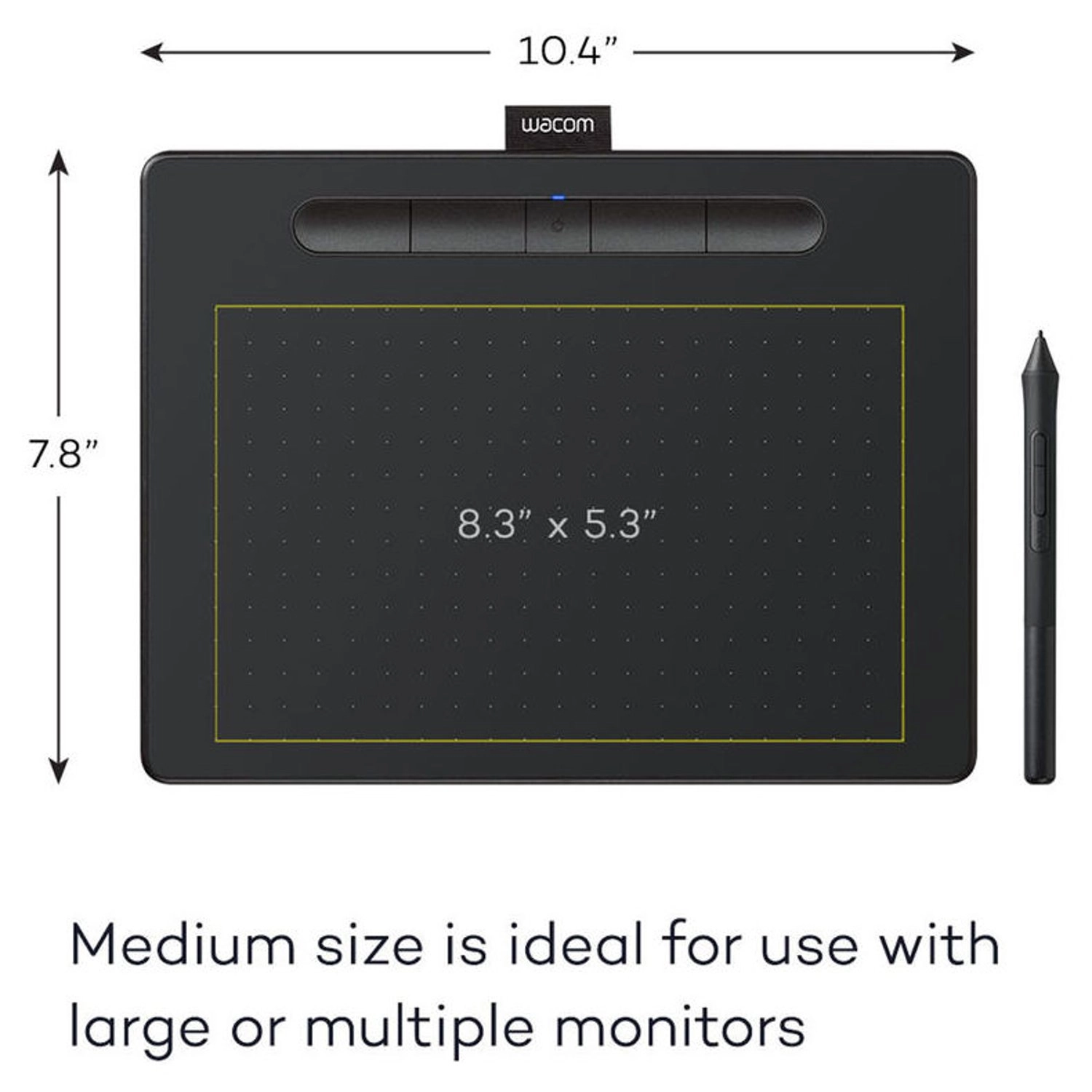 Intuos M - 4096 levels