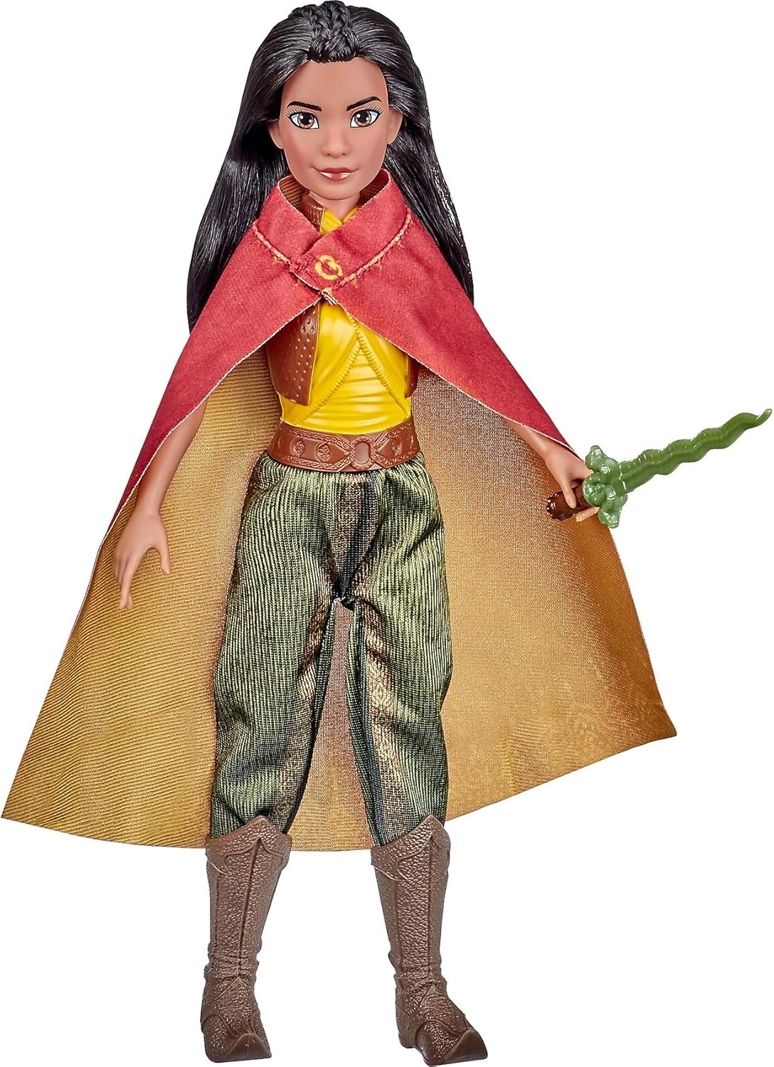 Raya Fashion Doll - 5 points of articulation long, brown hair Ages 3+