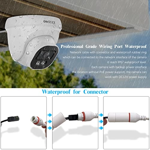 Outdoor Home Security Camera System 4K