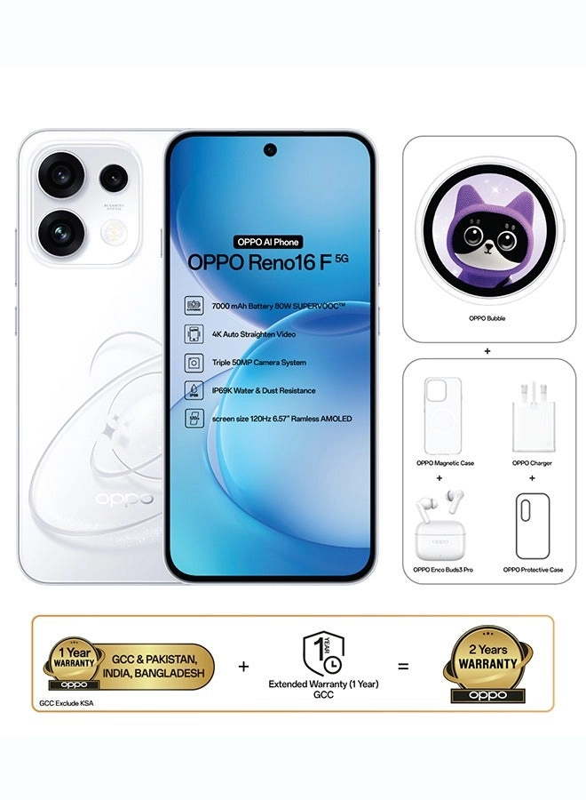 Reno 16f 12GB 256GB + Bubble + Enco Buds3 Pro + Magnetic Case