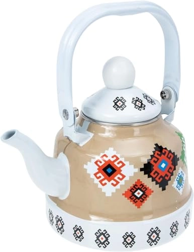 Enameled Teakettle - 2.5 Liter