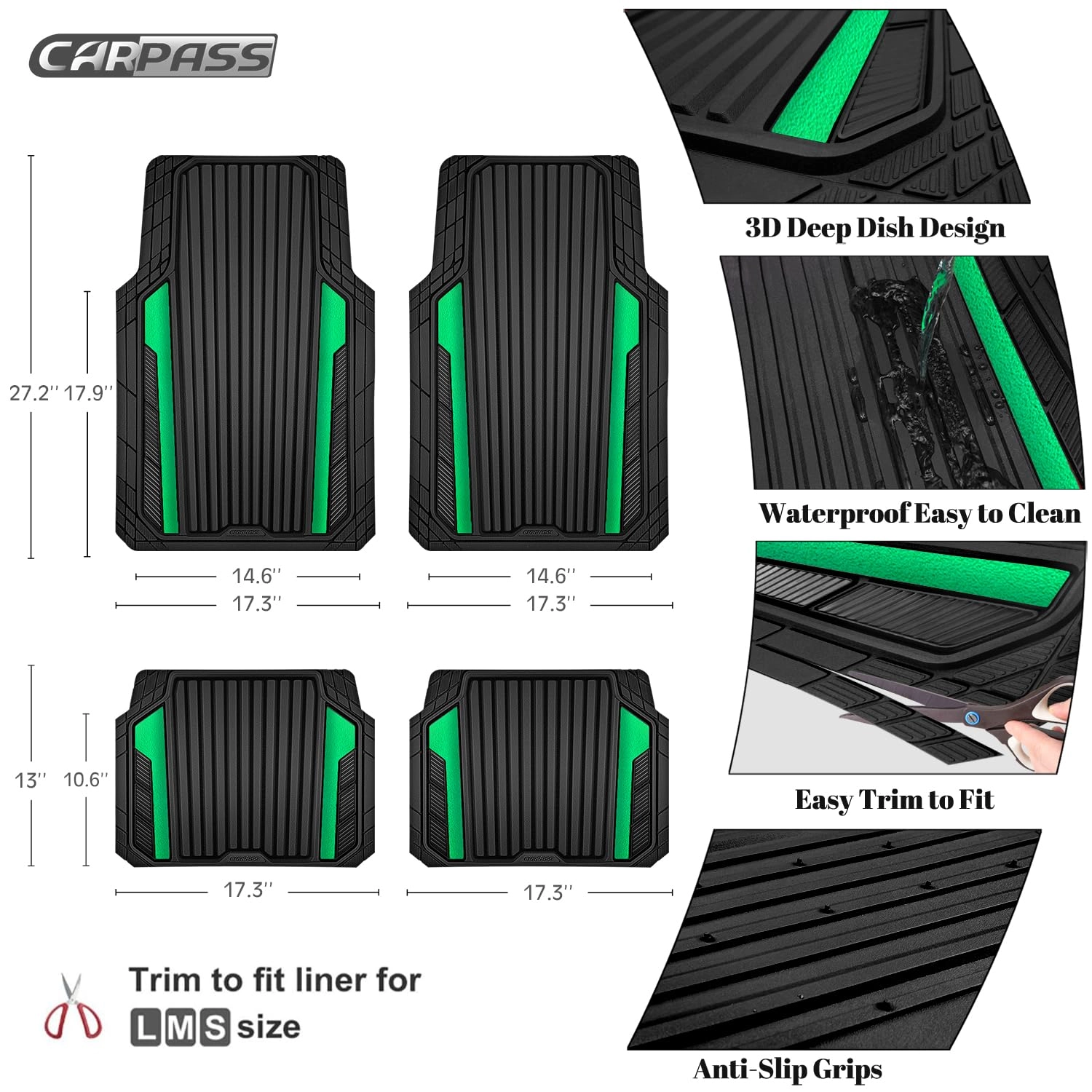 JD067S-PK0-4P-V5 - Heavy Duty All-Weather 4 Piece