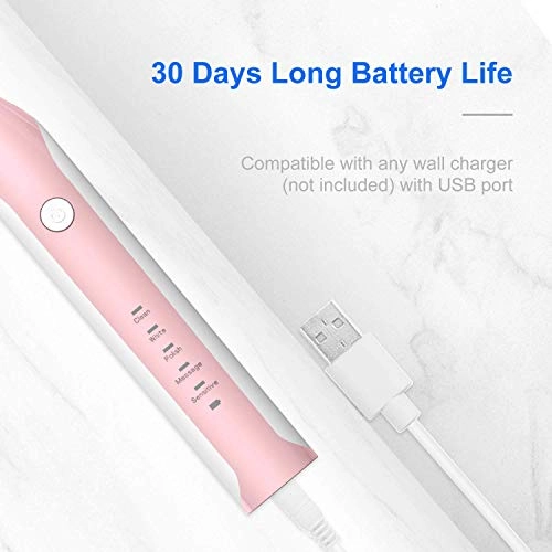 Sonic Toothbrush - 5 Functions USB Charging