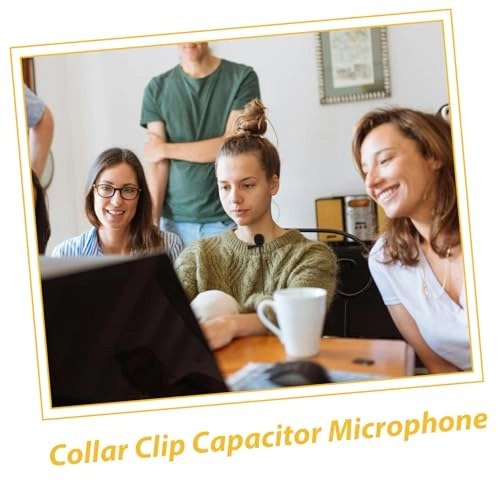 Professional Podcast Omnidirectional Condenser Lavalier Mic Wireless Microphone