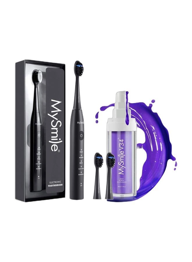 MySmile DY156 - Electric Toothbrush 45000VPM + Toothpaste - 30ML Fresh Mint