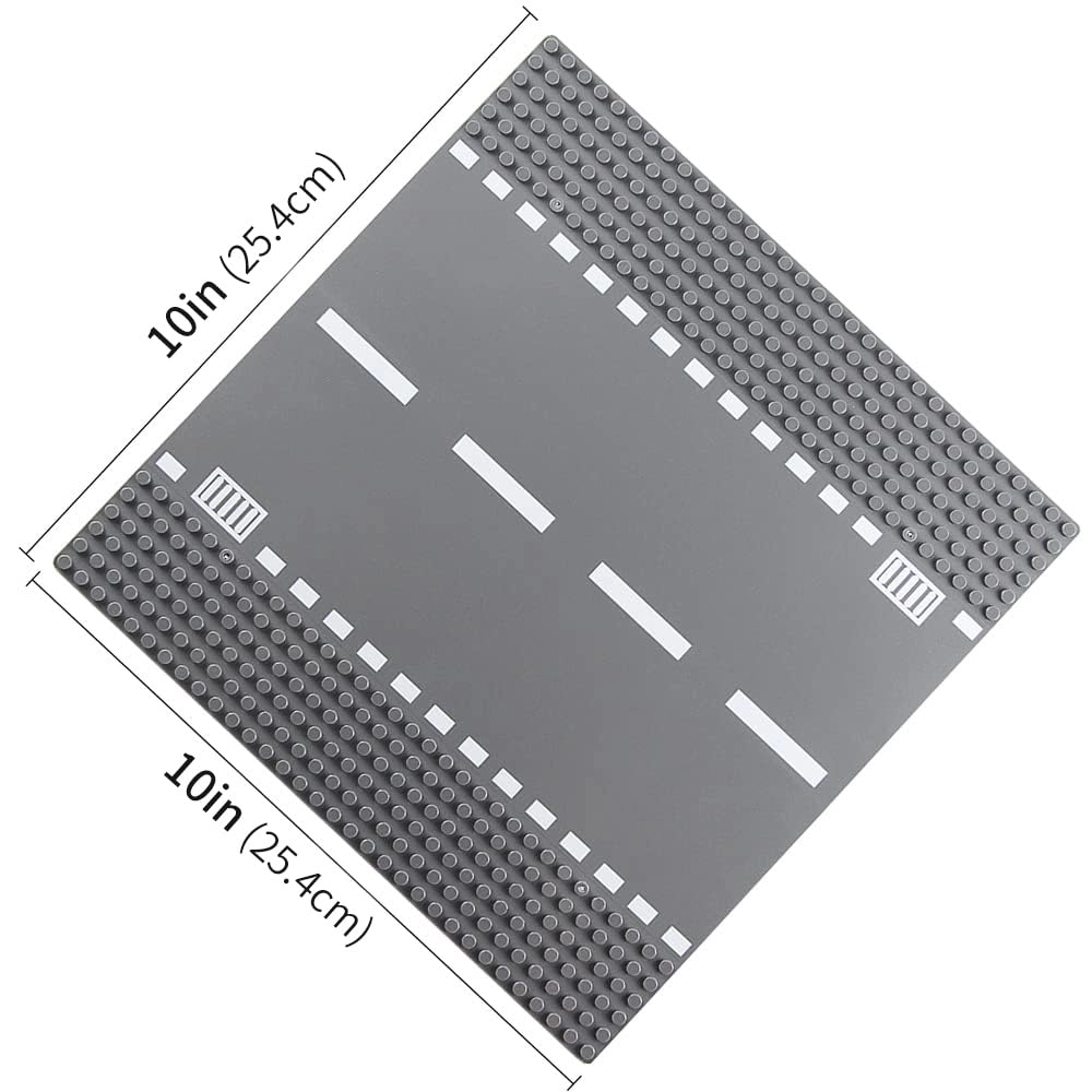 Classic Road Base Straight Plates - Building Road Baseplate