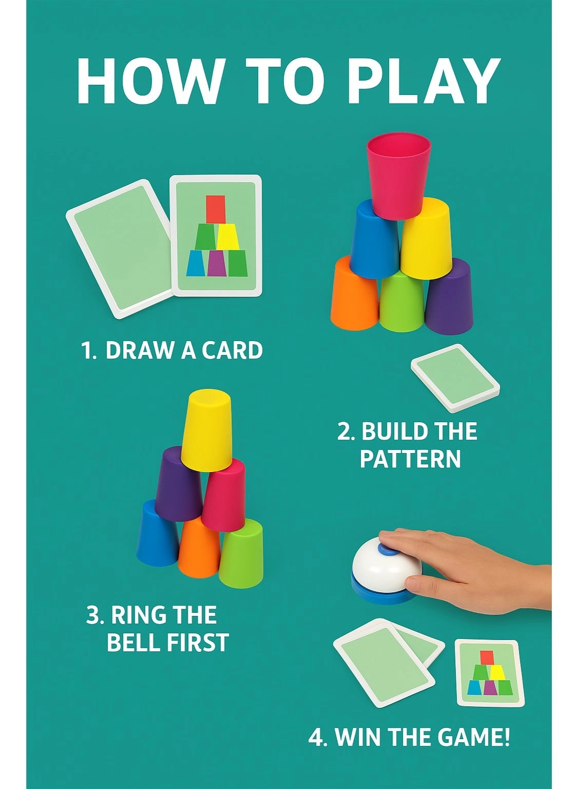 Color Matching Stacking Cup - 3+