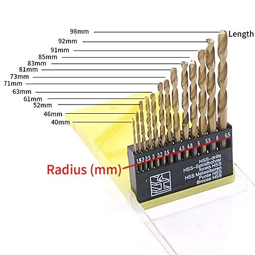 Hand Drill - 14Inch + Drill Bit Set - 13Pcs