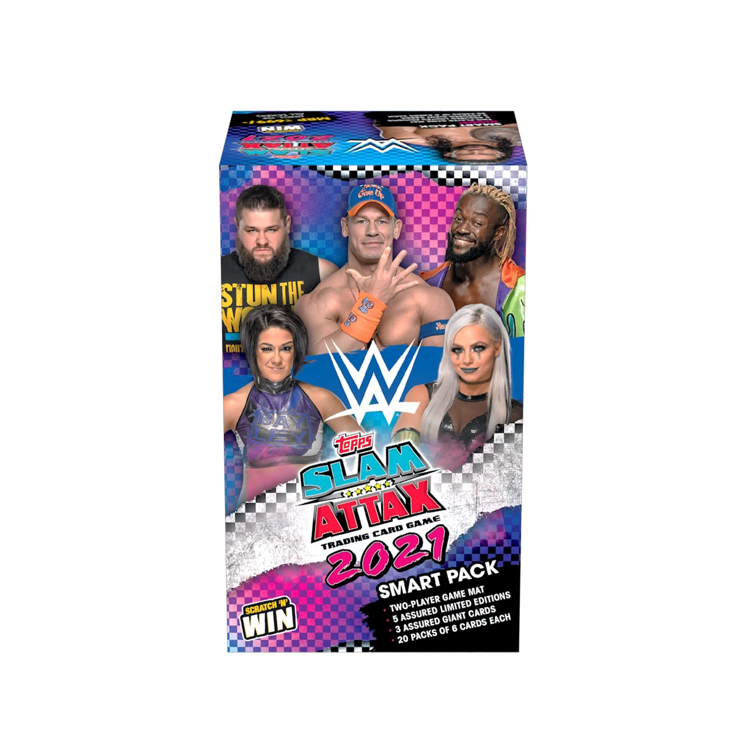 Topps India WWE Slam Attax 2021 Edition - 132 pcs Smart Pack