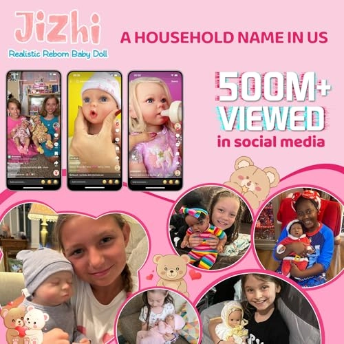 Reborn Baby Doll - 18 inch Vinyl Girl Ages 3+