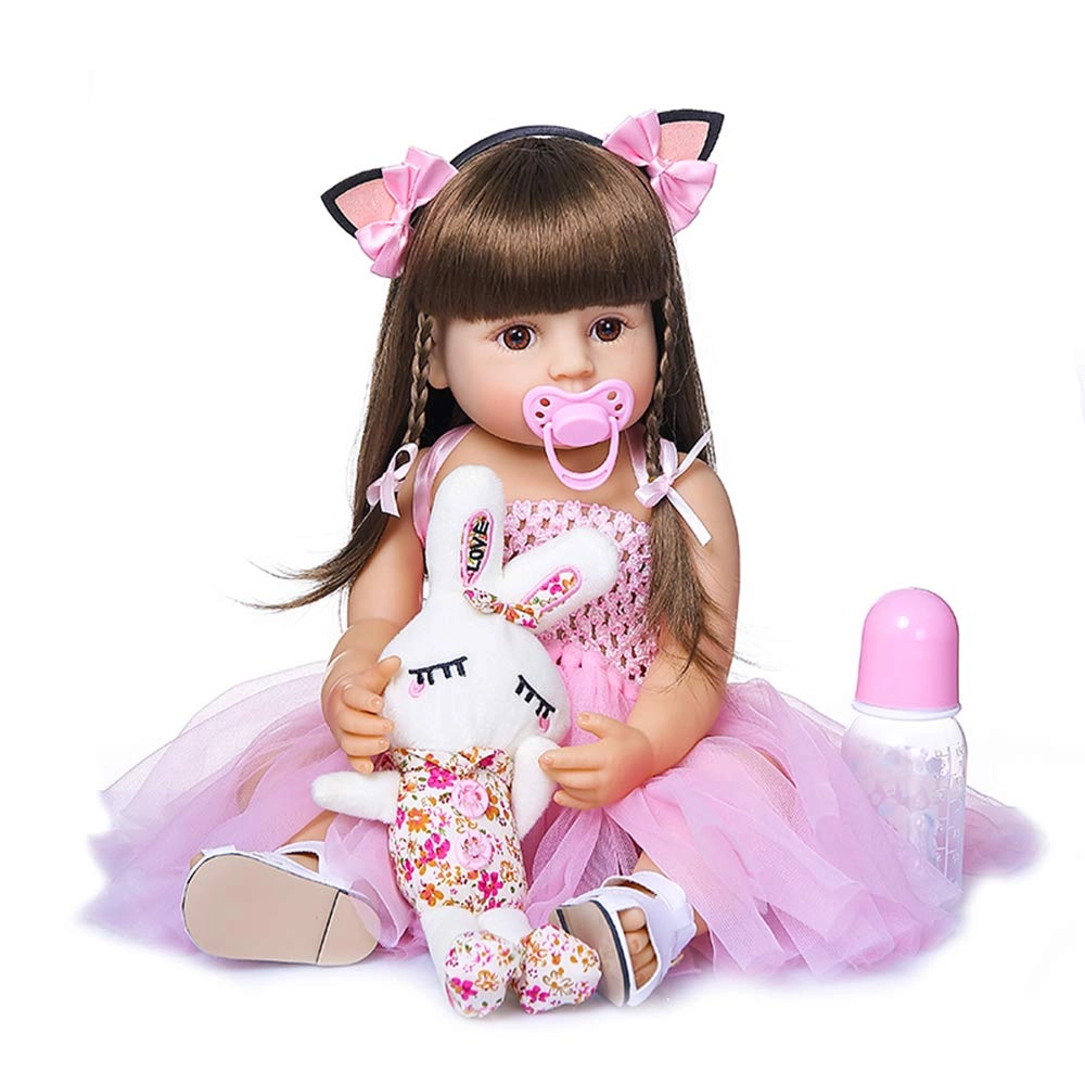 ertg Reborn Baby Doll - 22 inch Silicone