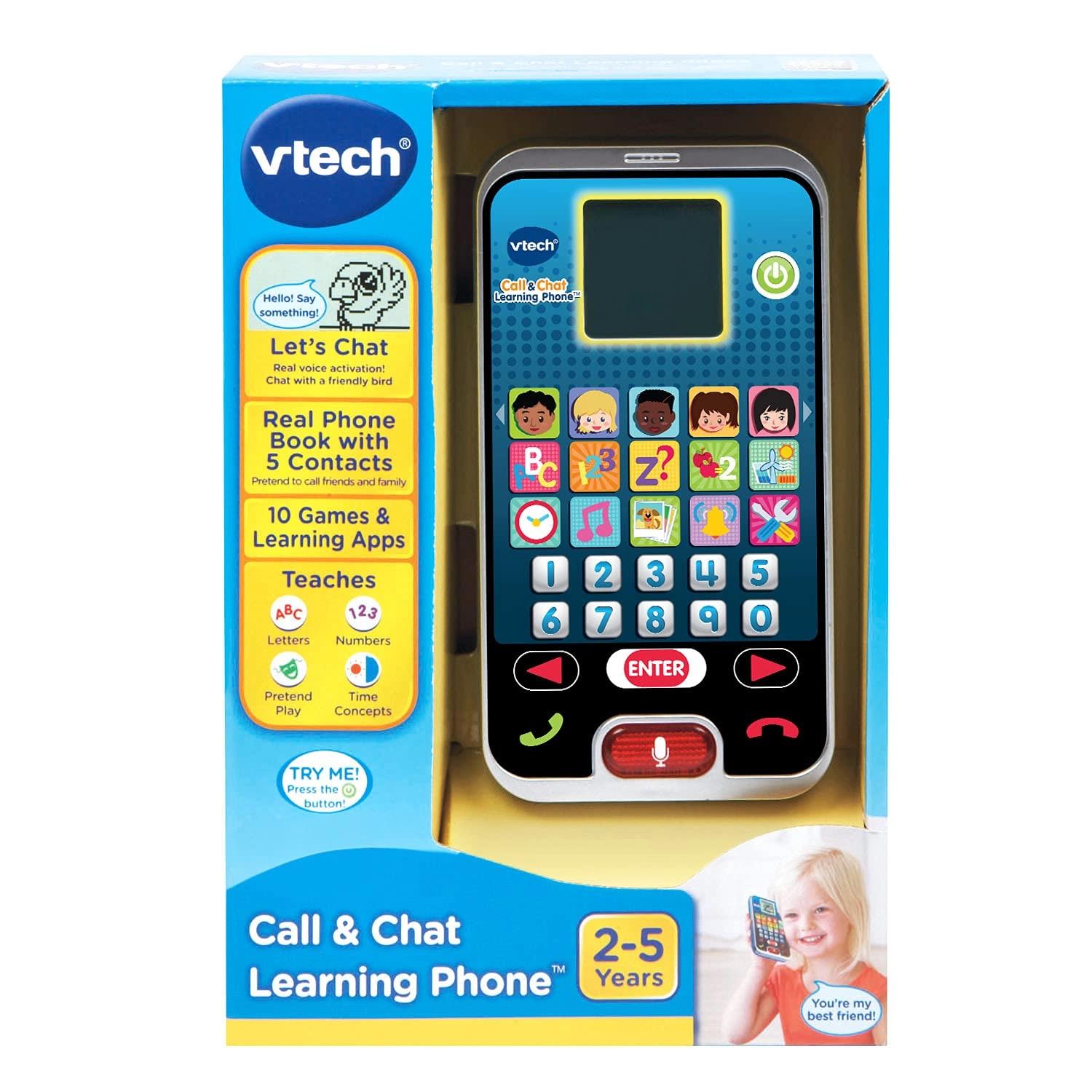 VTech Call and Chat Learning Phone Bird - 2 - 5 years