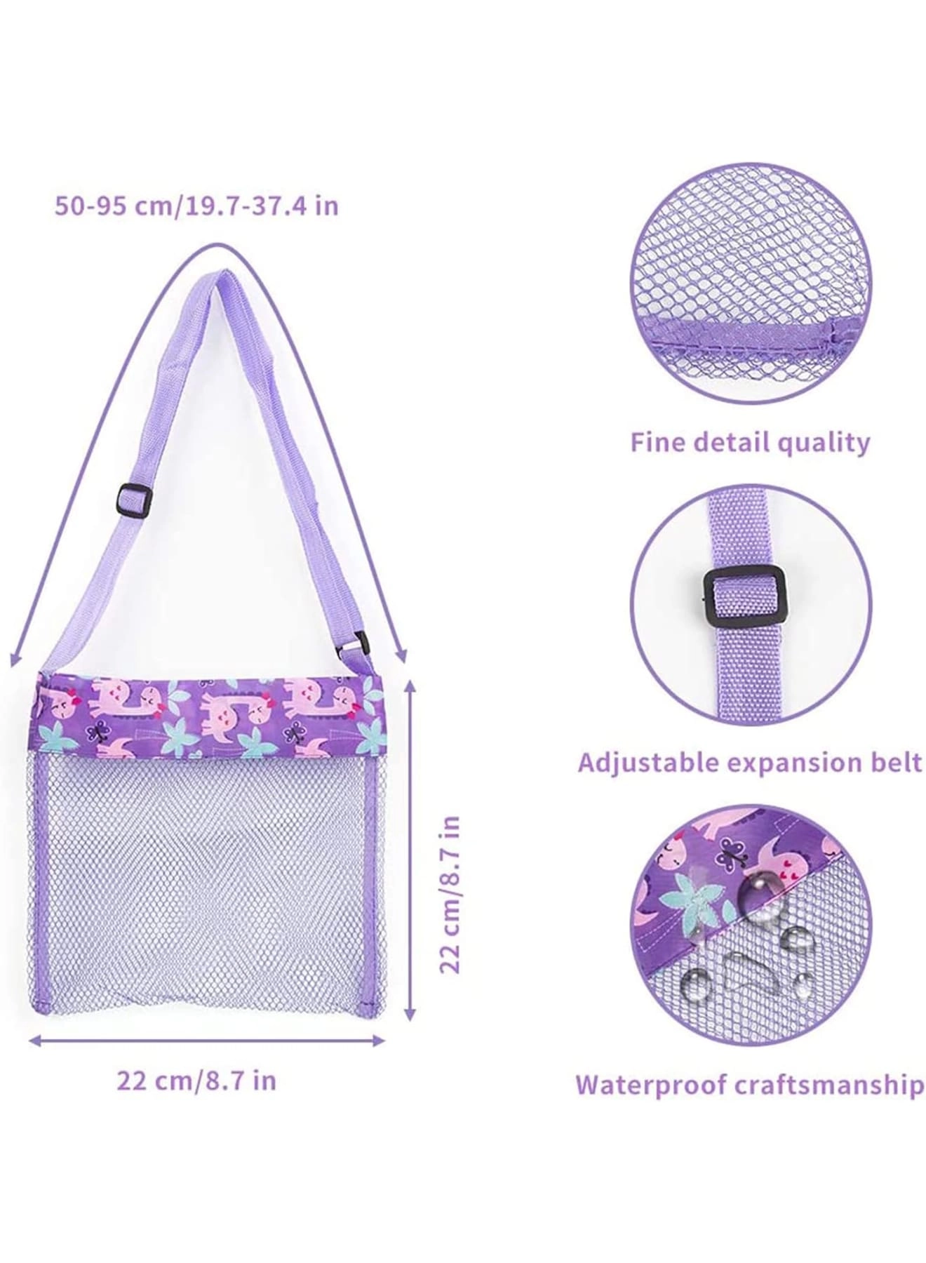 Shell Bags - Beach Mesh 5 Pcs