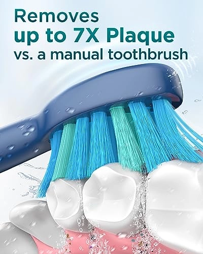 Electric Toothbrush - 8 Brush Heads 5 Modes 2 Minute Timer