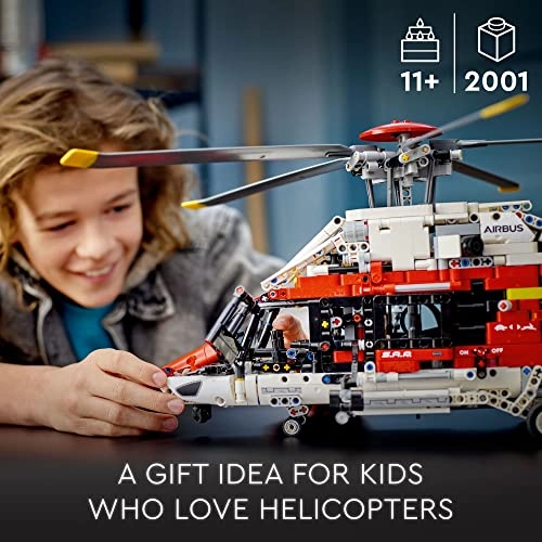 Technic Airbus H175 Rescue Helicopter (42145) - Motorized 11+